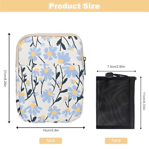 Kindle Sleeve, Paperwhite Pouch for 6-7'' E-Readers, Tablet Travel Bag — view 2