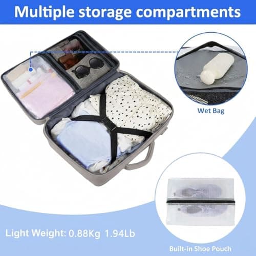 Taygeer Ryanair Cabin Bags 40x30x20 Underseat, Travel Backpack Cabin Size — view 3