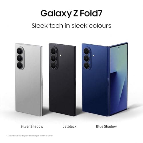 Samsung Galaxy Z Fold7 AI Phone + Buds3 Pro, Thin and Light Foldable Design, Large Screen, 200MP Camera, 1TB Storage, 16GB Ram, Jet Black, 3 Year Extended Warranty (UK Version) — view 4