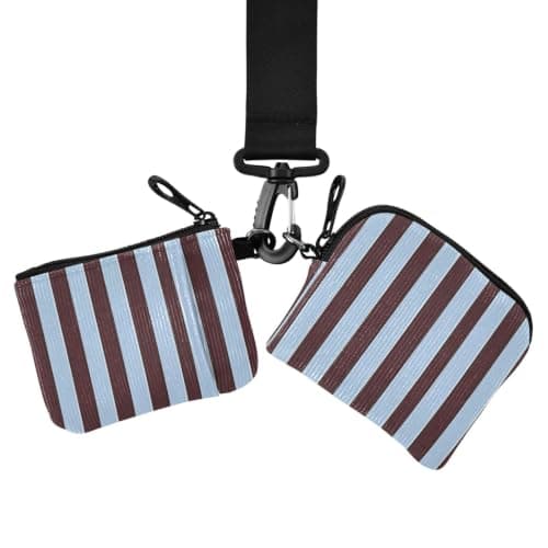 Dual Coin Purse Credit Card Holder Wallet, Identity Card Protector