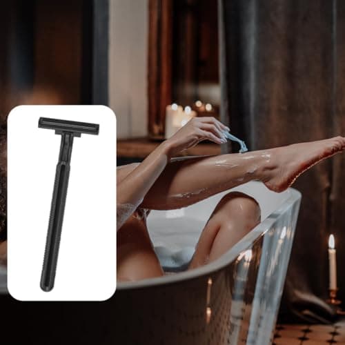 Disposable Anti-slip Body Hair Razor Black 10pcs for Men — view 5