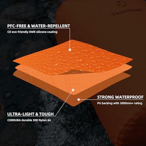 Thous Winds Dry Bag Small, 3L Compact Roll Top Waterproof Dry Sack for Outdoor Backpacking, Hiking, Camping, Swimming, and Kayaking — view 4