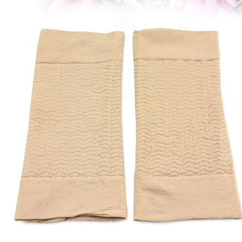 GANAZONO Slim Arm Sleeve 1 Pair Polyester Khaki Compression Upper Arm — view 4