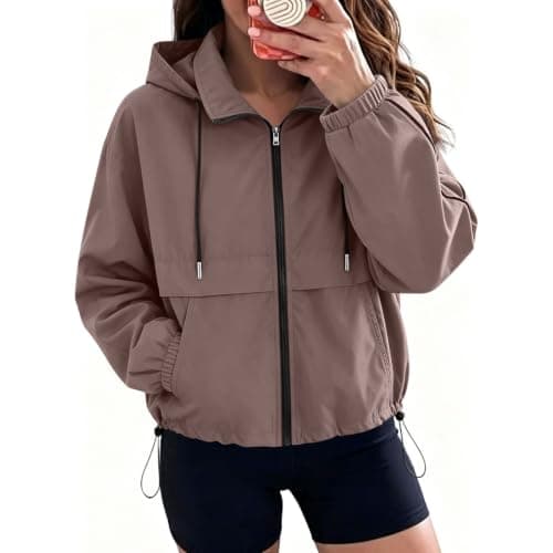 Jacket for Women UK Ladies Waterproof Coat Lightweight Windbreaker — view 2