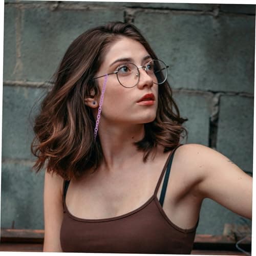 CALLARON 10pcs Plastic Jewellery Chains for Jewellery Making, 6x8mm Chain Links, Versatile Accessories for Eyeglasses and Purse, Multi Pack for Daily Life and Travel — view 4