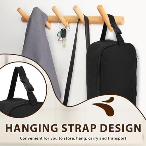 Travel Steamer Bag with Hanging Buckle Strap Compatible with Conair Handheld Clothes Steamer for Travel and Storage Bag — view 4