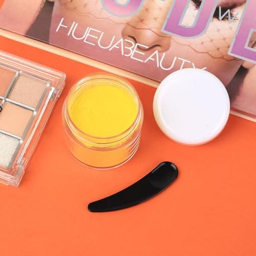 20 Pcs White Clear 40ml Cosmetic Jars, Plastic Sample Pots with Screw Lids — view 5
