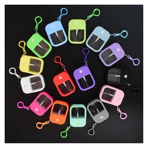water and lotion bottle Spray Small Sanitizing Spray Scented Vegan Hand Sanitizer With Keychain Perfume Alcohol Water Spray Bottle Travel(Style 1 Black) — view 4