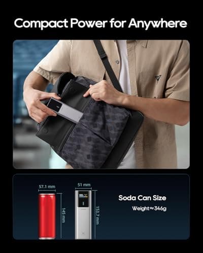 CUKTECH Power Bank 15000mAh 100W, External Battery Fast Charging, Portable Charger with Display, Compatible with iPad, iPhone 16/15 Plus Pro MAX, Galaxy S24 S23 Ultra — view 4