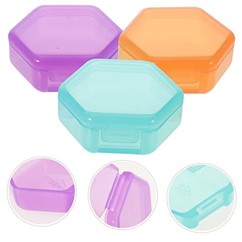 HOMOCONO 6 Pack Portable Pill Box Set, Leakproof Pp Medicine Dispenser with Daily Dose Organiser, Travel Case for Tablets and Capsules — view 3