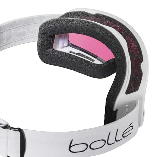 Bolle - Nevada Jr, White Matte, Rose Gold Cat 2, Small, Snow Goggles, Unisex, Children — view 2