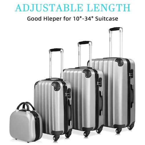 Luggage Straps for Suitcases,4Pack Suitcase Strap with Password Lock — view 2