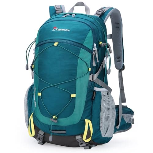 MOUNTAINTOP Hiking Backpack 40L Water Resistent Trekking Rucksack for Men Women Outdoor Traveling pack Daypack 55 x 35 x 25 cm