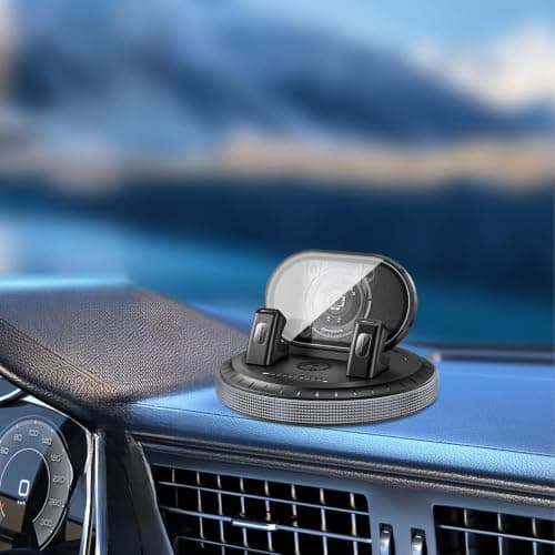 Mimoqk Dashboard Phone Mount Hands-Free Automatic Locking Adjustable — view 3
