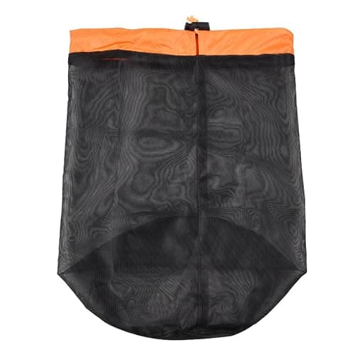 Qianxihu 2Pcs Travel Stuff Mesh Sack Drawstring Bags Lightweight Nylon Net Bag Durable Mesh Storage Bag for Camping Hiking Beach — view 6