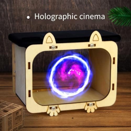 Khaki Finish 3D Projector for Smartphone Display — view 3