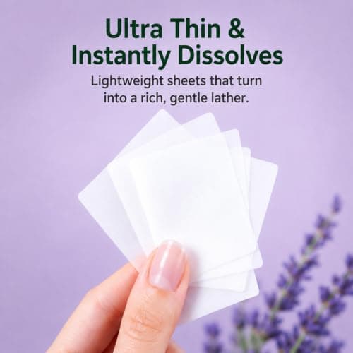 400 Sheets Antibacterial Paper Soap Strips For Hand Washing - 8 Pack Portable Disinfecting Pocket Travel Soap Thins Dissolvable & Disposable Camping Mini Size Dry SoapSheets For Hands (Variety 8x50) — view 4