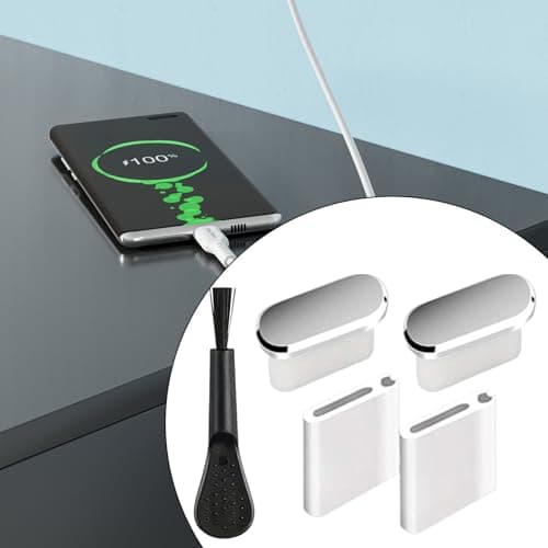 USB C Cover | 2 Piece Protector Cell Phone Accessories, Charging Port Dust Plug Type C Cover - Designed for Women, Men, Daily Life, Home, Outdoor Pool, Travel, Office, Commuting to Work — view 4
