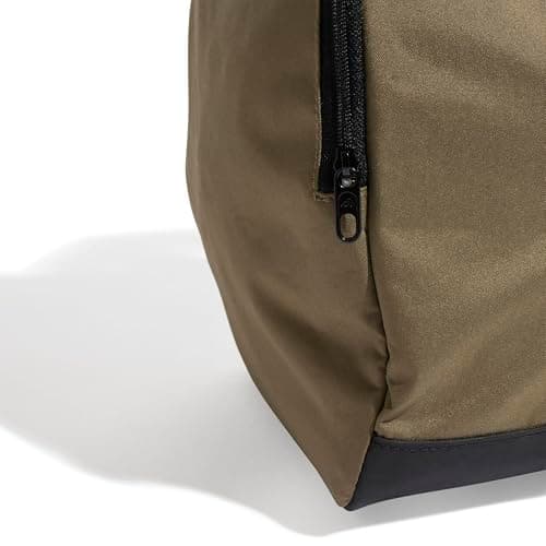 adidas Unisex Essentials Linear Duffel Bag Duffel Bag, Olive strata/Black, S — view 4