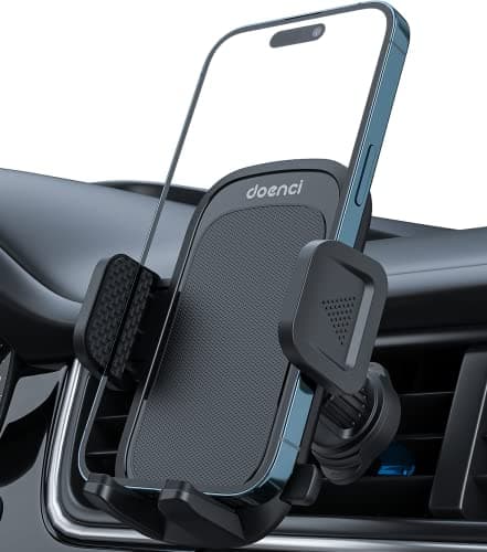 doenci Car Phone Holder, Mobile Phone Holder for Car Air Vent, Upgraded