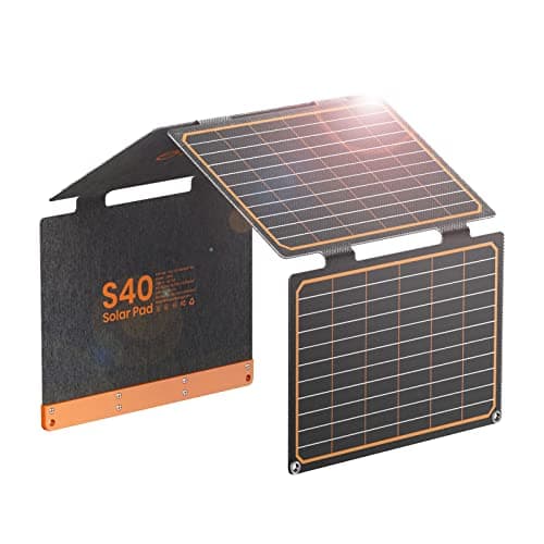FlexSolar 40W Solar Panel, Foldable Solar Charger USB C/A for Camping etc. — view 2