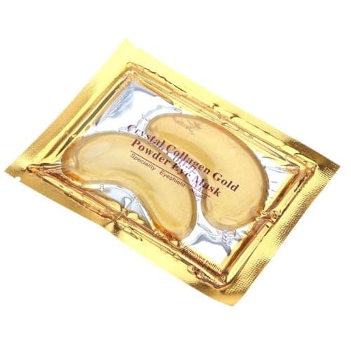 10 Pair Crystal Collagen 24k Gold Under Eye Gel Pad Face Mask Anti Aging Wrinkle Gel Under Eye Patches, Vegan Cruelty-Free Self Care — view 4