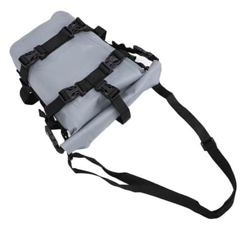 Sonew Motorcycle Saddle Bag with -Slip Design & Large Capacity Storage for and Street Bikes Orange (Gray)
