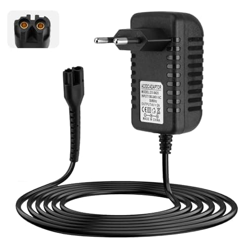4V 2A Charger Trimmer Razor for Wahl Finale 5 Star 8591 8504 8164 8148 1919, Cordless Magic Clip, Senior Clipper, Finale Shaver Power Adapter Cord
