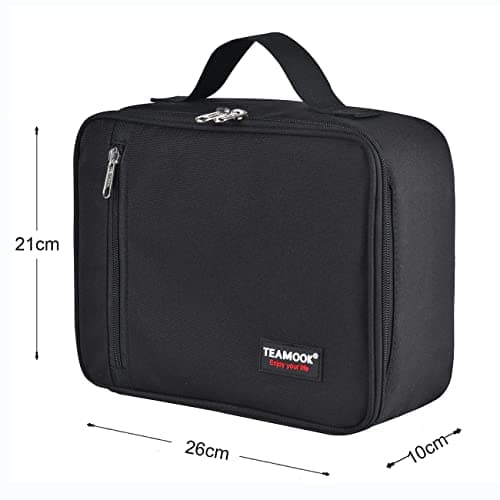 TEAMOOK Lunch Bag Insulated Lunch Box Cool Bag for Adults and Kids 5L Black — view 2