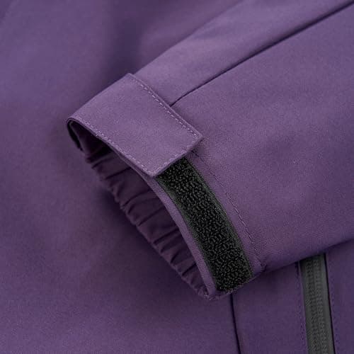 Blu Apparel Ladies Waterproof Jacket Womens Rain Coat Rain Jackets for Women Windproof Breathable Mesh Lined (UK, Numeric, 14, Regular, Regular, Purple) — view 6