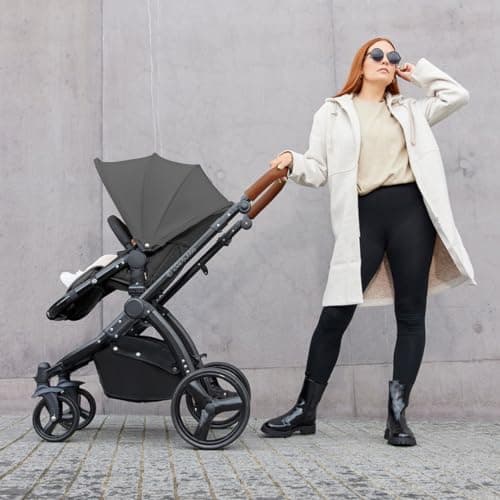 Stomp Urban 3in1 Travel System with Astral Car Seat (Charcoal Grey) — view 2