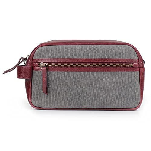 Londo Genuine Leather Travel Toiletry Bag – Makeup, Shaving Organizer, Dopp Kit for Men & Women, Durable & Stylish Travel Accessory — view 3