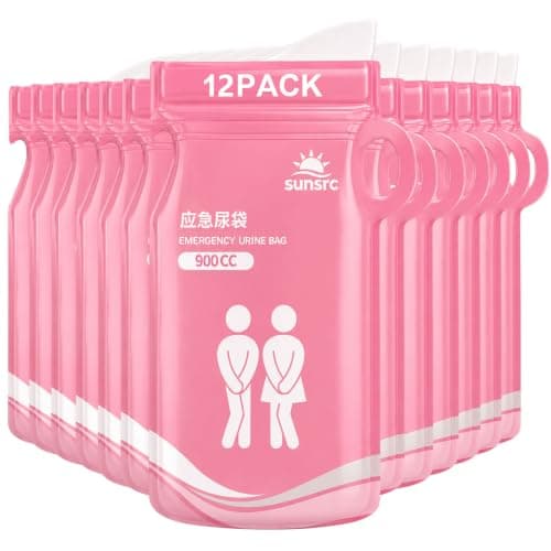 12 Pcs Urine Bags, Unisex Urinal Bag, Portable Toilet And Vomit Bags Set