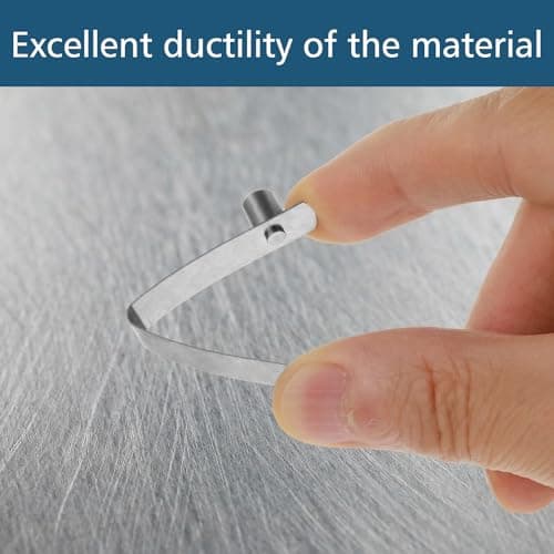 Xinjoduz 15 PCS Stainless Steel Tent Pole Spring Clips for Kayak Paddle, Robust Rust-Resistant Push Button Spring Snap Clips Locking Tube Pins for Camping, Canopy, RV & Outdoor Gear — view 4