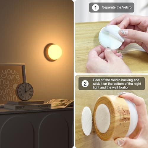 Kintion LED Night Light,USB Rechargeable Night Light for Adults,Brown 1 PCS — view 3