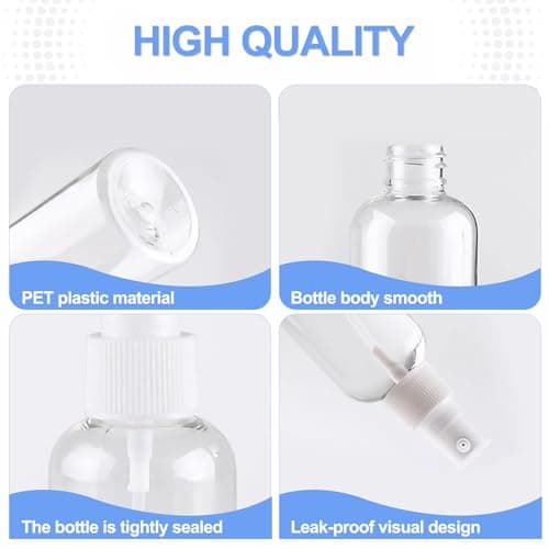 Hanyousheng 4Pcs Spray Bottle, 0.7oz/20ml Spray Bottle Small, Plastic Spray Bottles, Mini Sprays Bottles, Travel Sprays Bottle, for Traveling Make-up Skincare Cleaning — view 3