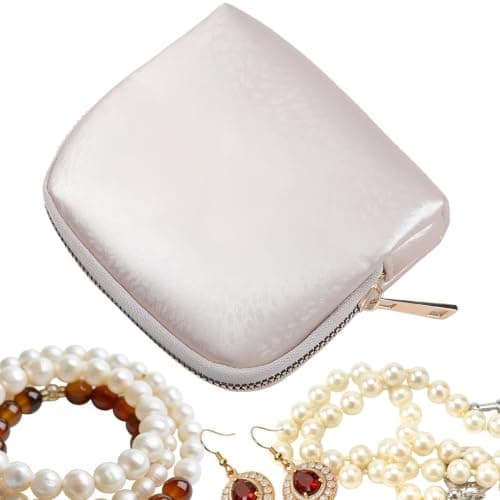 Hemousy Travel Jewelry Pouch Portable Storage with Zipper — view 6