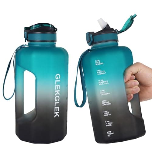 GLEKGLEK 2.2L Water Bottles with Time Marker, BPA Free Sports Jug — view 2