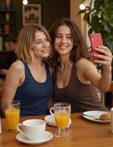 Aottori Thermal Vests for Women UK Round Neck Tank Top Ladies Sleeveless Base Layer Underwear Winter Warm Ribbed Slim Fit Basic Camisole Shirt Navy L — view 4