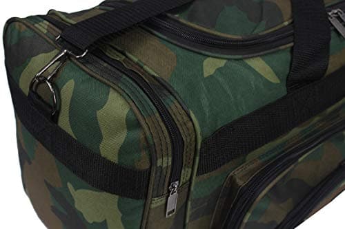 Camouflage Lightweight Holdall Duffle Cargo Travel Cabin Gym Bag (Camouflage) — view 4