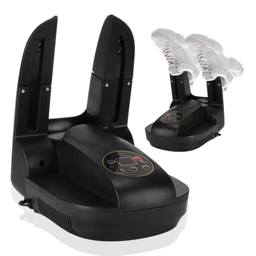 YANGUN Shoe Dryer, boot dryer, Glove Dryer & Boot Warmer with Heat Blower, Portable Adjustable Rack & Timer, Folding Design & Quick Drying for Shoes, Gloves, Hats, Socks, Ski Boots, Smart Panel