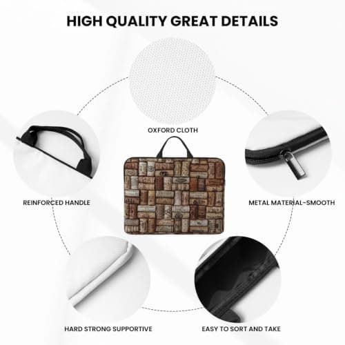 FEYUNYAN Water-Resistant Laptop Bag 14 Inch Laptop Inner Bag For Office — view 5