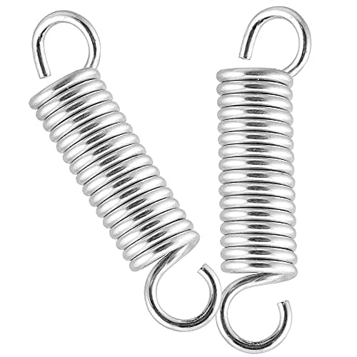 Extended Compressed Spring Small Dual Hook Ends Heavy-Duty Stainless Steel Replacement Springs Tension Spring for Tents, awnings, caravans - Fastening Accessories (Pack of 2) — view 4