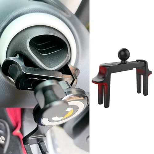 SHIFENG For Smart 453 Fortwo Forfour 2015-2021 Car Interior Dashboard Air Vents Mount Mobile Phone Holder Accessories — view 5