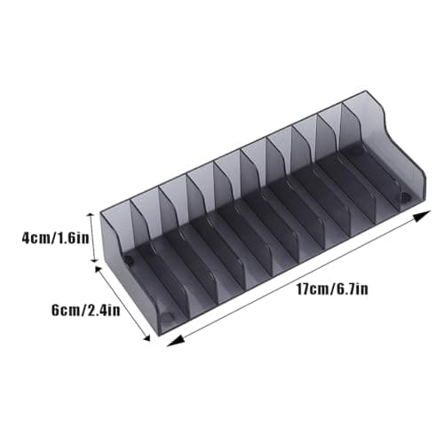 Joyzan Game CD Storage Stand, 2pcs Large Capacity Game Card Box Multi-Function Disc Rack Tower ABS Universal Holder Display Bracket Wear Resistant Organizer Small and Lightweight for PS4 Slim Pro — view 6