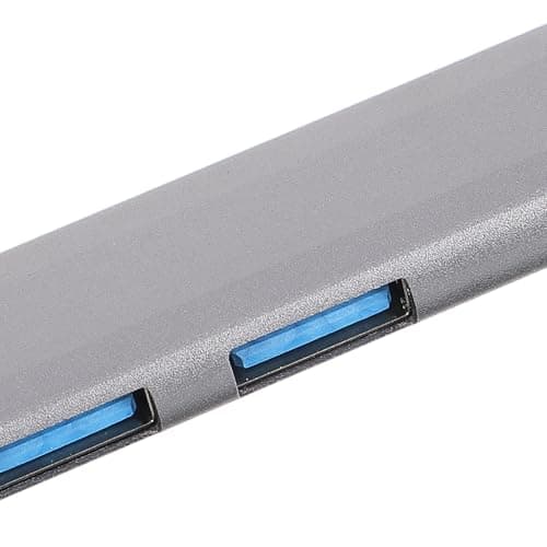 TIKODIDA USB Hub 7-port USB Adapter Aluminum Alloy Small and Practical Special Design Multi-port USB Charger Hub Suitable for Keyboard and Laptop — view 3
