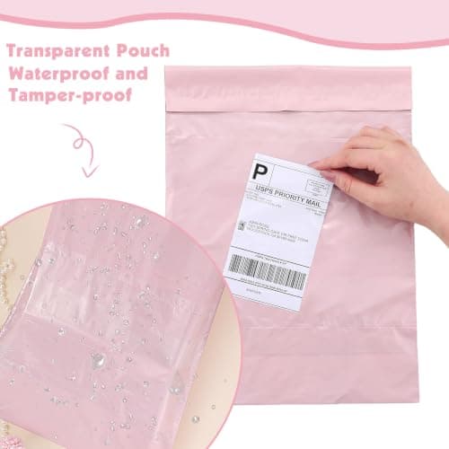 60Pcs Packaging Bags Mailing Parcel Shipping Postage Bags 3 Sizes — view 4