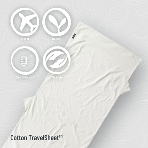 Cocoon Cotton TravelSheet (Natural, 86-Inch x 35-Inch) — view 2