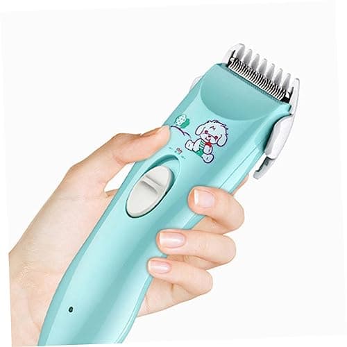 NOLITOY Rechargeable Electric Hair Clipper Sky-Blue with Safety Head Thin Tooth USB Charging Low Noise Portable Grooming Trimmer for Home and Whole Body Use — view 5