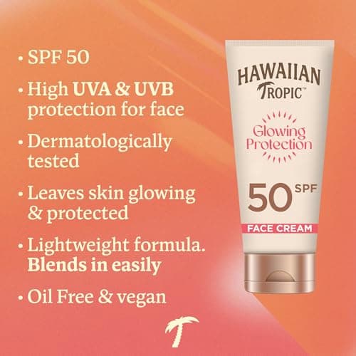 Hawaiian Tropic Glowing Protection Face Cream Lotion - SPF 50-50ml — view 2